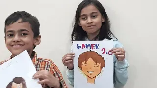 Drawing Challenge With My Brother! BTW He Drew The Worst Drawing Of The World || Cool Kid Kanishka