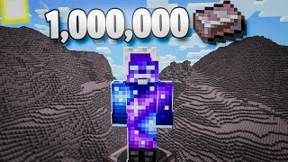 جمعت 1,000,000 حبة نذرايت في ماين كرافت!
