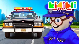 Les enfants jouent aux policiers | Les enfants font semblant de jouer ! ⛑ Kidibli