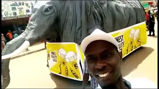 Gulu City Home of the Elephant Clan ACHOLI. Massive street performance