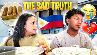 MEL MEL TOLD ME THE SAD TRUTH *OUR LAST VIDEO TOGETHER* Made Filipino food Lumpia