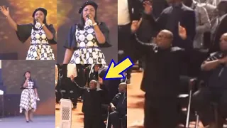 Mercy Chinwo's Power Ministration That Got Peter Obi On His Knees