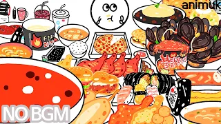 [NO BGM] ANIMUK MUKBANG COLLECTION 12 애니먹 먹방 모음 12