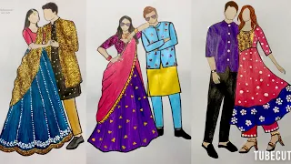Beautiful Couple  | Couple drawing | Beautiful couple drawing art 😍 #art #couple