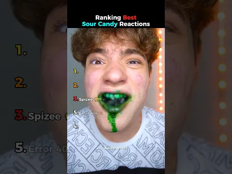 Ranking Funniest Sour Candy Reactions