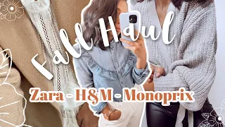 🍂🤍FALL HAUL / H&M, PRIMARK, ZARA, MONOPRIX...🤍🍂
