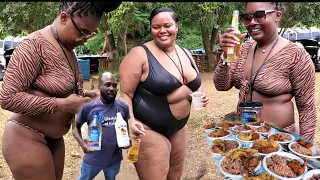 Boston Massachusetts yard and abroad link up at the Riverside crazy cookout