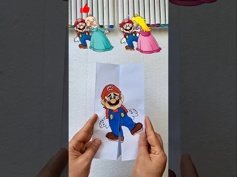 Mario Love Princess Peach Wedding💍#supermariogalaxy #art#craft