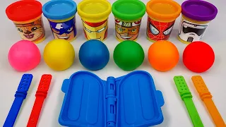 Satisfying Video l How to make Rainbow Lollipop Candy AND Glitter Slime FROM Painting Cutting ASMR