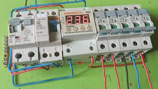 Branchement d'un tableau électrique 💡💡 تركيب القواطع الكهربائية في طابلو