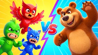WOW! 🌟 Wild Bear Encounter! Can Superheroes Save the Forest? | Paw Paw Kids Song & Nursery Rhymes