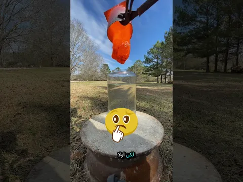 تجربة مجنونة: حمم بركانية حقيقية تلتقي بالماء! 🔥💧