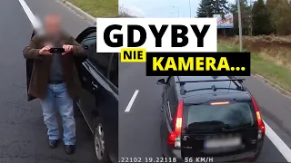 Spowodował kolizję i zadzwonił na policję. Nie wiedział, że jest nagranie.