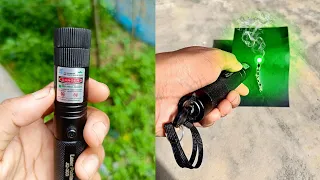 Most powerful laser light Unboxing || Burning laser light review