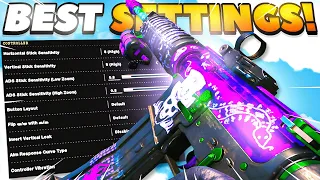 my *NEW* CONTROLLER SETTINGS in COLD WAR! 😈 (Best Settings & Sensitivity)