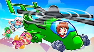Rizzing MY CRAZY FAN GIRLS With The NEW MILITARY HELICOPTER A DUSTY TRIP!