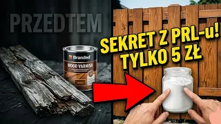 Oszustwo marketów budowlanych? Ten proszek za 5 zł chroni drewno na ZAWSZE