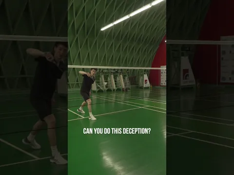 Badminton deception - Just adds that x-factor into the game 😎☺️