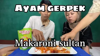Porsi banyak di bantu sama Ade ‼️ ayam + Makaroni nguenah