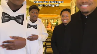 Usher’s Son Naviyd Challenged Me To A Sing Off 😱