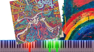 Ghost  Mary On A Cross Piano Cover Midi tutorial Sheet app  Karaoke