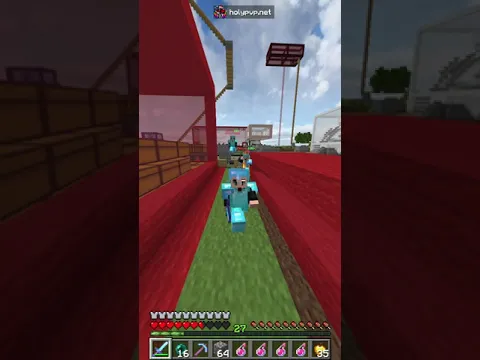 Construí un AGUJERO GIGANTE en Minecraft HCF! 💀 #shorts