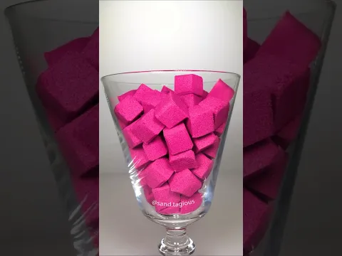 Satisfying Drop and Squish ASMR Kinetic Sand #shorts