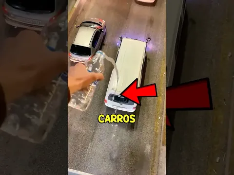 Nunca jogue água em carros 😰