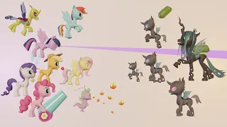 Ponies Vs Changelings 2