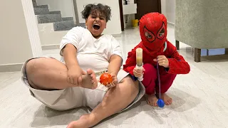 فهودي مقلب البطريق بالفخ وسرقو الايسكريم 😭😳