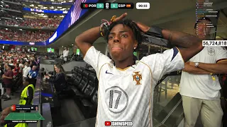 ISHOWSPEED LLORANDO TRAS LA ELIMINACIÓN DE PORTUGAL 🇵🇹💔🚶‍♂️‍➡️😭#portugal #españa #portugalvsghana #