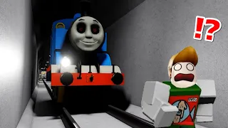 このトンネル怖すぎる…。殺人鬼化したトーマスが追ってくるゲームがヤバい。ロブロックス【ROBLOX】