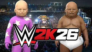 🔴cry baby got humbled by a small baby 💀 #WWE2K26 #shortslive