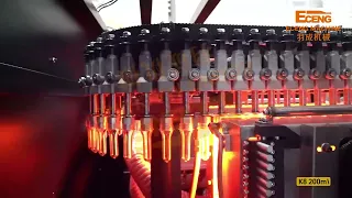 Fully electric 8 cavity hig speed bottle blowing machine with a more refined bottle making process！