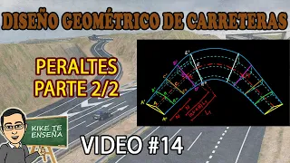 TRANSICION DE PERALTES - DISEÑO GEOMÉTRICO DE CARRETERAS