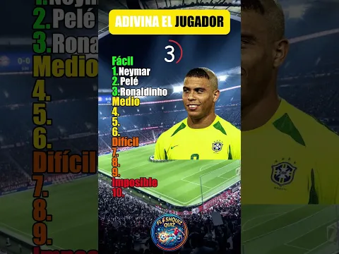 ¿Puedes ADIVINAR estos 10 FUTBOLISTAS BRASILEÑOS? ⚽👑