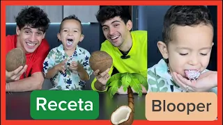 Conservas de Coco 🥥🌴mas 😂 Blooper con @BrunoyJoelRANDOM versión Extendida #cocinandoconmatthew