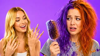 Crazy Long Nail Problems – Beauty & Everyday Struggles by La La Life