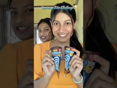 Icecream Bite Challenge🍦😋