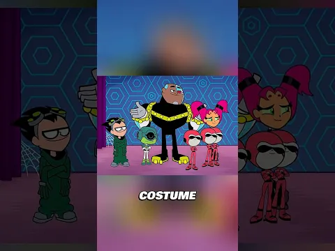 Robin & Titans wear VILLAIN costumes! #reels #teentitansgo #funny #dc #cartoon #shorts