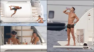 Cristiano Ronaldo & Georgina Rodriguez Enjoying Their Vacation in Saint-Tropez 🔥