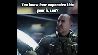 HALO I swear Chief has the Coldest Lines