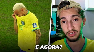 BRASIL ELIMINADO - TRISTEZA E SENTIMENTO DE LUTO! 🇧🇷