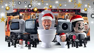 🎄SKIBIDI TOILET 🎁 Christmas Mystery Boxes 🎥 | Official Unboxing Compilation! 🚽❄️