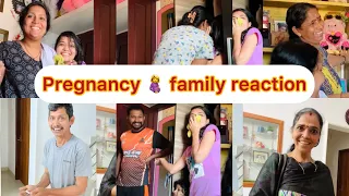 Pregnancy 🤰 family reaction | rajesh chinnu |