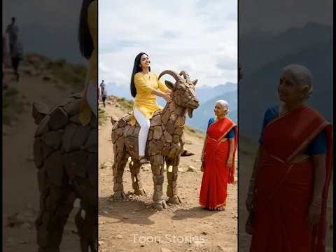 Grandmother’s Love For the Girl #shorts #shortvideo #shortsfeed #animals #india #tourism #ride #yt
