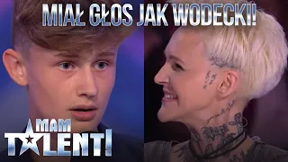 15-latek zaśpiewał HIT Zbigniewa Wodeckiego! 😮 Chylińska: "Jesteś fascynujący!" | MAM TALENT!