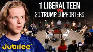 1 Liberal Teen vs. 20 Trump Supporters (Feat Dean Withers) | Surrounded