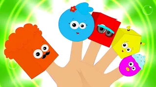 Shapes Finger Family, Shapes Cartoon and Preschool Songs for Kids
