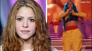 La Reacción De Shakira Al Ver A Karol G Cantar “Hips Don’ Lie” En Coachella